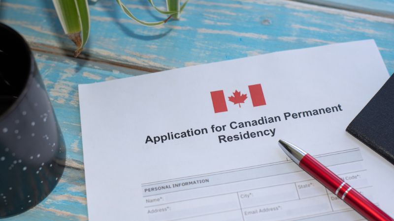 Canadian immigration for permanent residency application